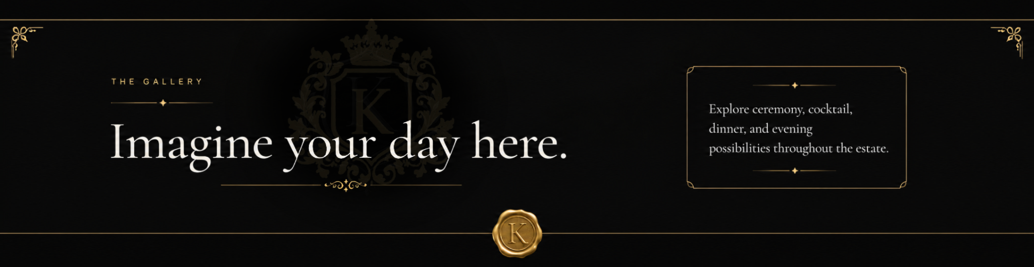 The Kuettel Manor Estate gallery invitation